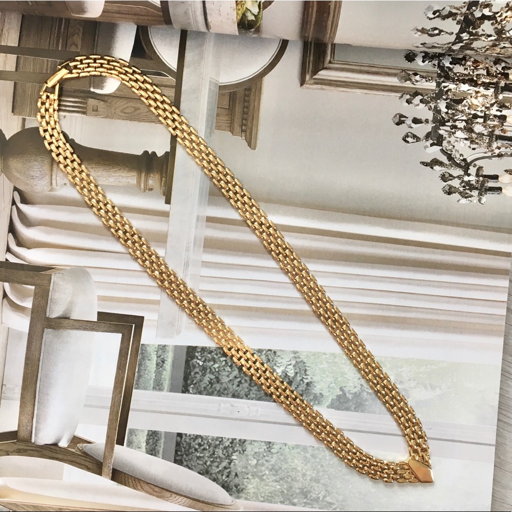 Avon Vintage Braid Chain Necklace